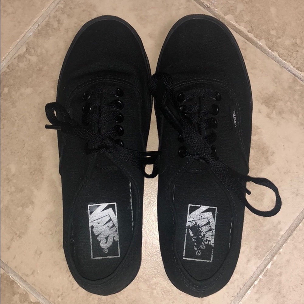Black Van size 6 Price is negotiable